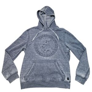 Buffalo David Bitton Charcoal Hoodie for Men